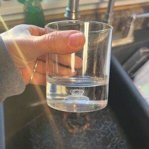 Crown Royal holographic rocks glass